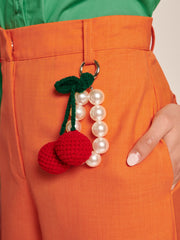 Esperanza Crochet Charm Cherry Red / Z