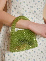 Ronja Bead Bag Luster Green / Z