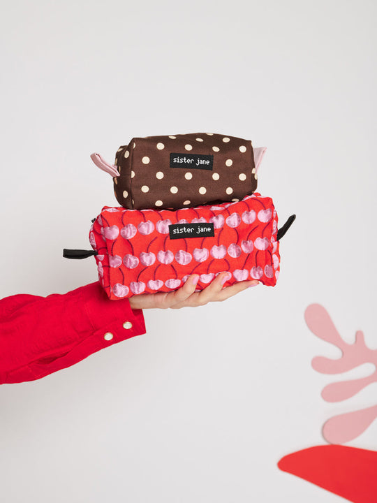 Clara Cherry Pouch Bags Carmin Red / Z