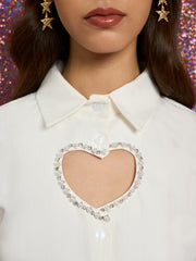 Young Hearts Embellished シャツ