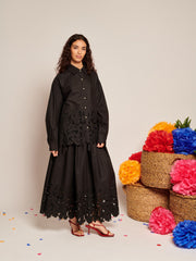 La Fiesta Embroidered ブラウス