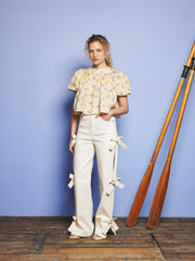 Lake Breeze Floral トップス