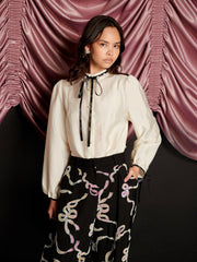 Encore Trim Blouse Pearl Ivory / Z