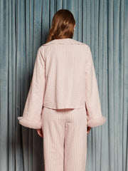 Wonder Stripe Blouse Dusty Pink / Z