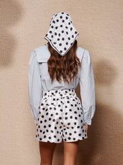 Dawn Stripe Double Collar Shirt Light Blue / Z