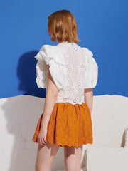 Sofia Bow Blouse White / Z