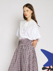 Lumiere Collar Blouse White / Z