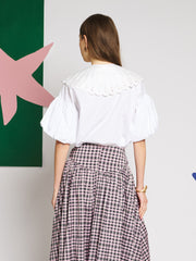 Lumiere Collar Blouse White / Z