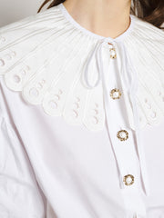 Lumiere Collar Blouse White / Z