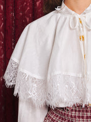 Endora Cape Blouse Ivory / Z
