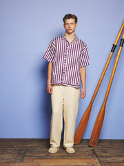 Deck Stripe Revere Collar シャツ
