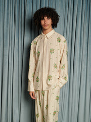 Marcello Pyjama Shirt Vintage Cream / Z