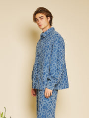 Manon Fleur Denim Shirt Indigo Blue / Z