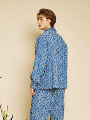 Manon Fleur Denim Shirt Indigo Blue / Z
