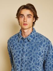 Manon Fleur Denim Shirt Indigo Blue / Z