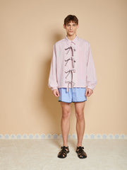 Henrik Stripe Bow シャツ