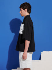 Galene Crochet Trim Shirt Black / Z
