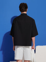 Galene Crochet Trim Shirt Black / Z