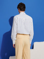 Hydra Stripe Bow Shirt White / Z