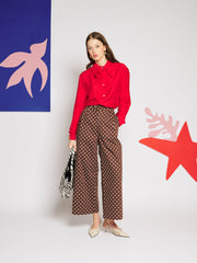 Julien Bow Shirt Carmin Red / Z