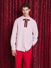 Opal Stripe Shirt Baby Pink / Z