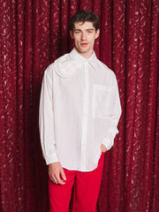 Fiora Rose Applique Shirt White / Z