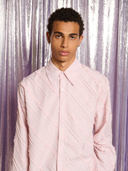 Dex Ruffle Stripe シャツ
