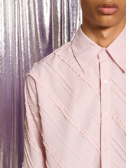 Dex Ruffle Stripe シャツ