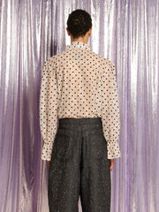 Carrington Lace Bow シャツ