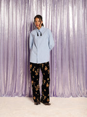 Hier Tassel Shirt Baby Blue / Z