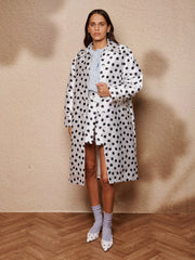 Illume Spot Coat Black Spot, Ivory / Z