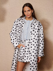 Illume Spot Coat Black Spot, Ivory / Z