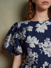 Natalia Floral Jacquard ワンピース