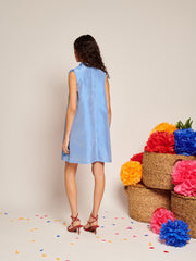 Cielo Mini Dress Ocean Blue / Z