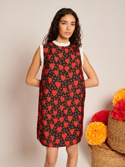 Mon Coeur Jacquard Mini Dress Black Heart / Z