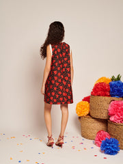 Mon Coeur Jacquard Mini Dress Black Heart / Z