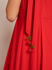 Carmen Maxi Dress Carmin Red / Z