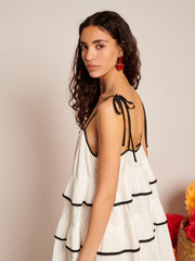 Gabriel Cami Mini Dress Pearled White / Z
