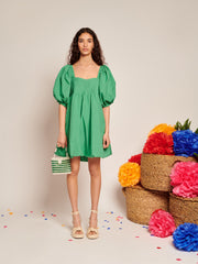 Esmeralda Pleated ミニワンピース