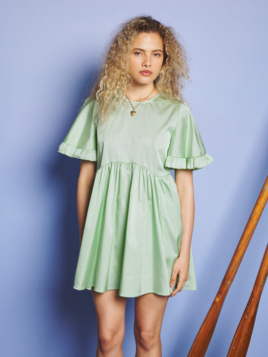 極美品✨完売品 シスタージェーン ミニワンピース ミニドレス グリーン S Dresses – Sister Jane (Japan)