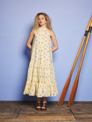 Lake Breeze Floral マキシワンピース