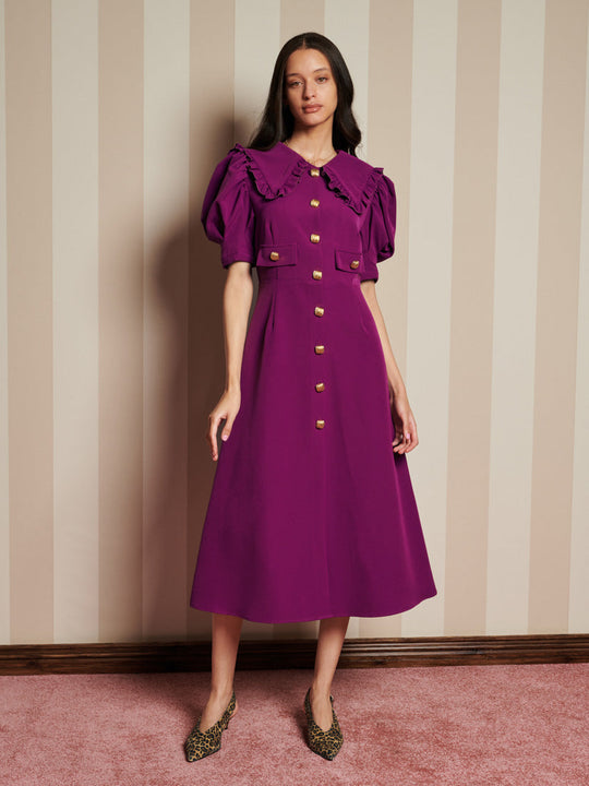 sister jane drop Bow ミディワンピース sister Jane / Snowdrop Bow MIDI Dress | JURK sh