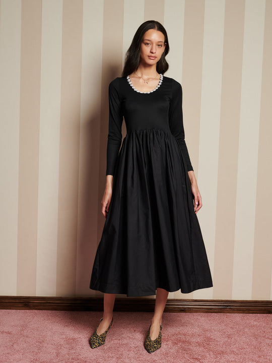 sister jane drop Bow ミディワンピース sister Jane / Snowdrop Bow MIDI Dress | JURK sh