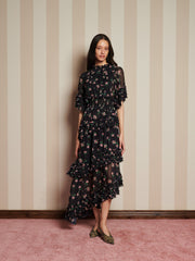 Rose Way Asymmetric ワンピース