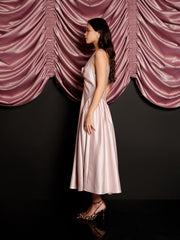 Muse Taffeta Midi Dress Pale Pink / Z