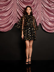 Swing Spot Organza ミニワンピース