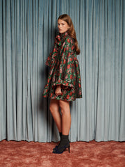 Fantasy Jacquard Mini Dress Coal Black / Z