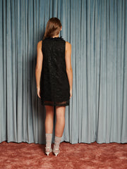 Eclipse Lace Mini Dress Coal Black / Z