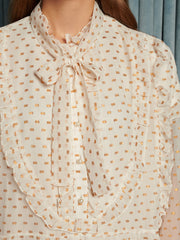 Fanciful Mini Dress Cream Ivory / Z