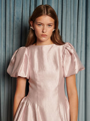 Nouveau Ruffle Mini Dress Baby Pink / Z